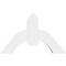Ekena Millwork Archdale Architectural Grade PVC Gable Bracket, 36"W x 22 1/2"H x 4"D x 6"F, 15/12 Pitch GBP036X23X0406ARC00 - alternate 4